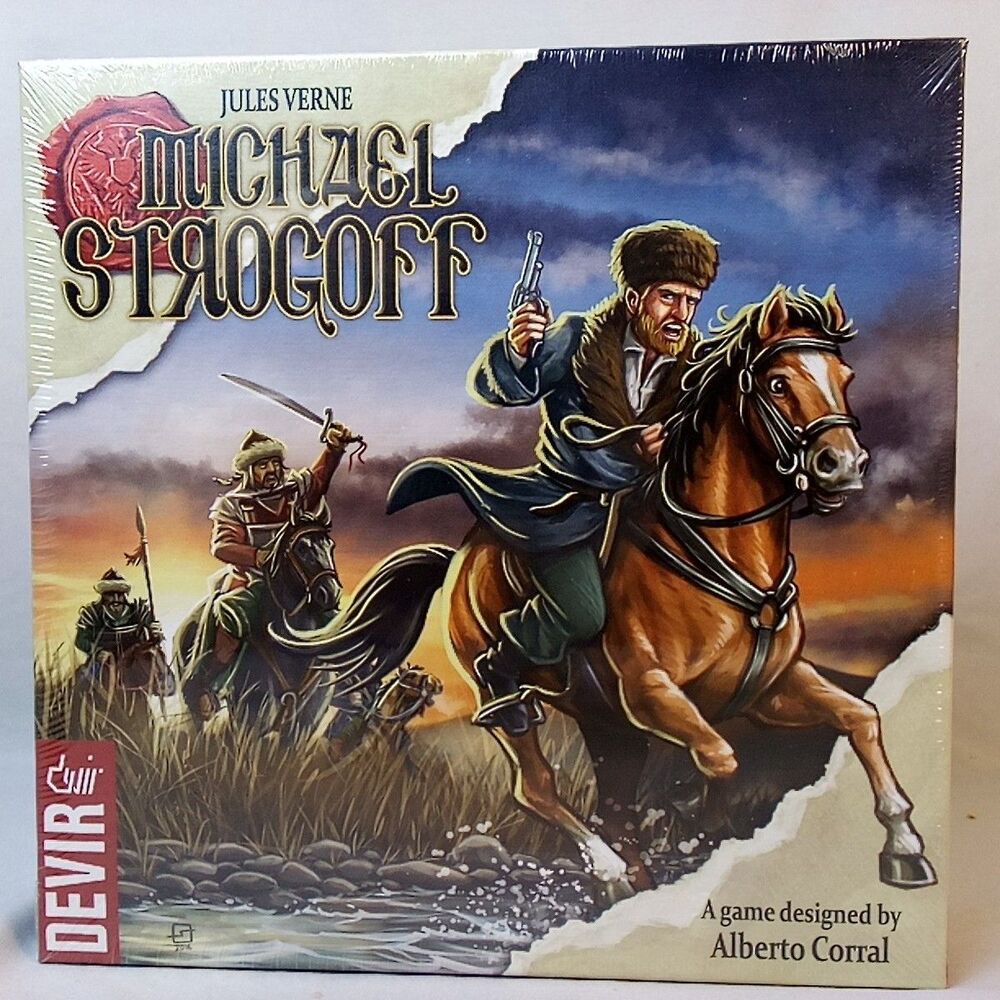 Jules Verne Michael Strogoff Board Game Devir Games Strategy Adventure Tabletop
